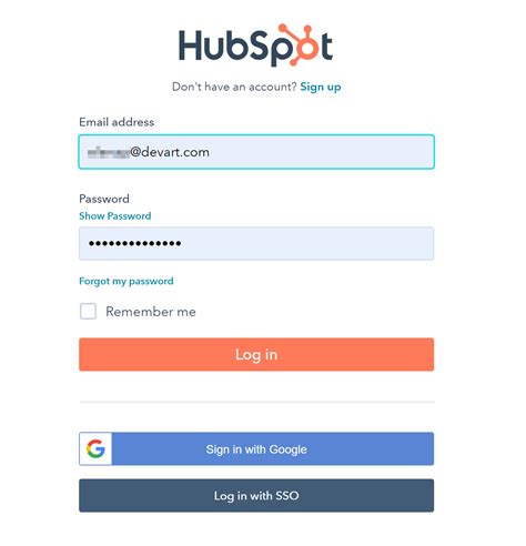 hubspot login.